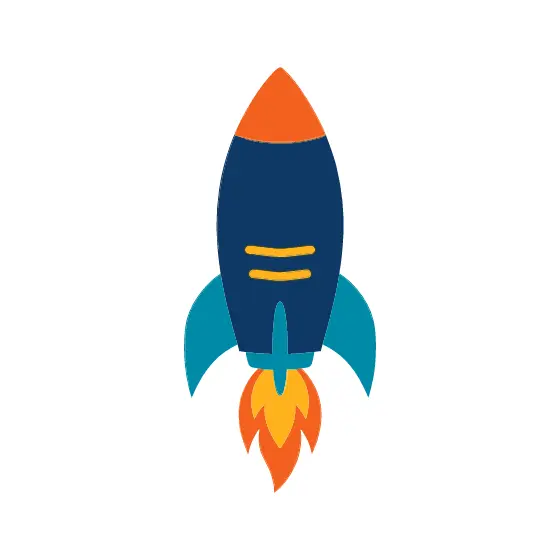 Rocket Launching Straight Up