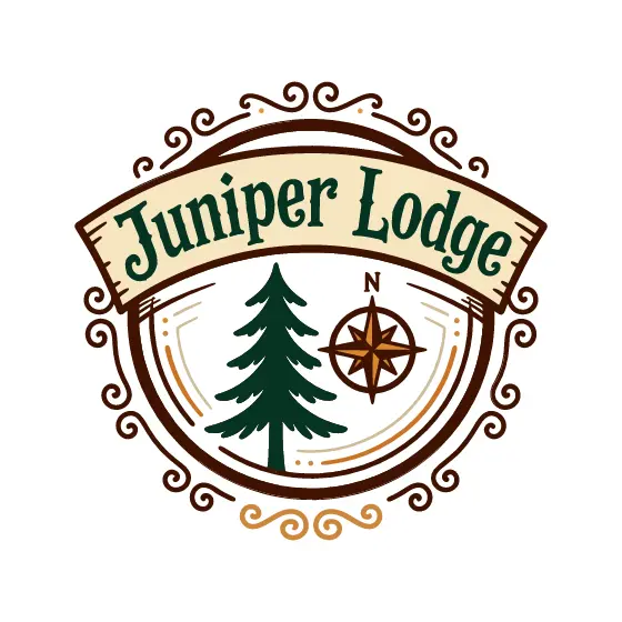 Juniper Lodge Vintage Pine Badge