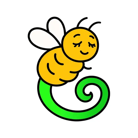 Sleepy Yellow Firefly With Green Tail