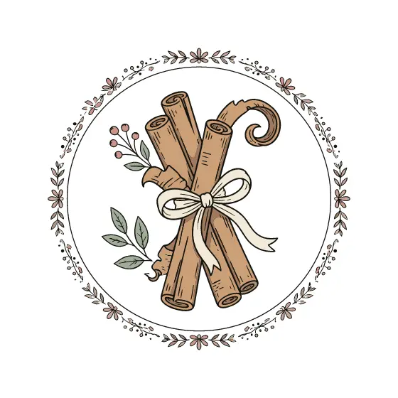 Cinnamon Sticks Tied With Loose Curl