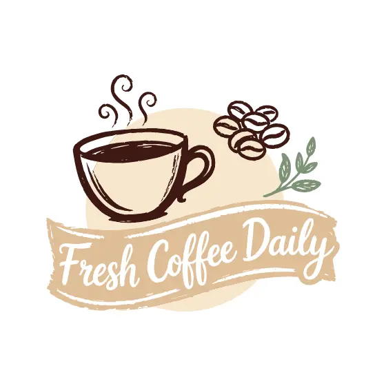 Coffee Cup With Fresh Coffee Banner