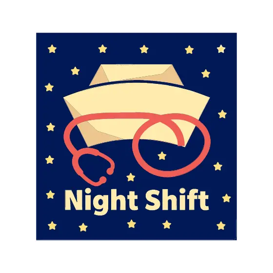 Single Nurse Cap With Stethoscope