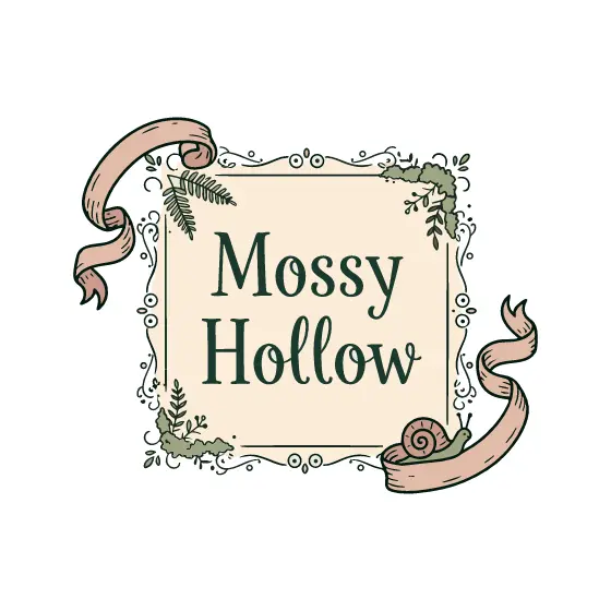 Mossy Hollow Label With Snail