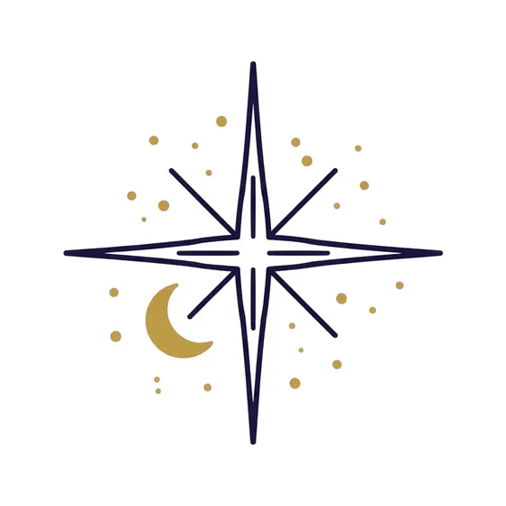 Slender Star With Layered Rays