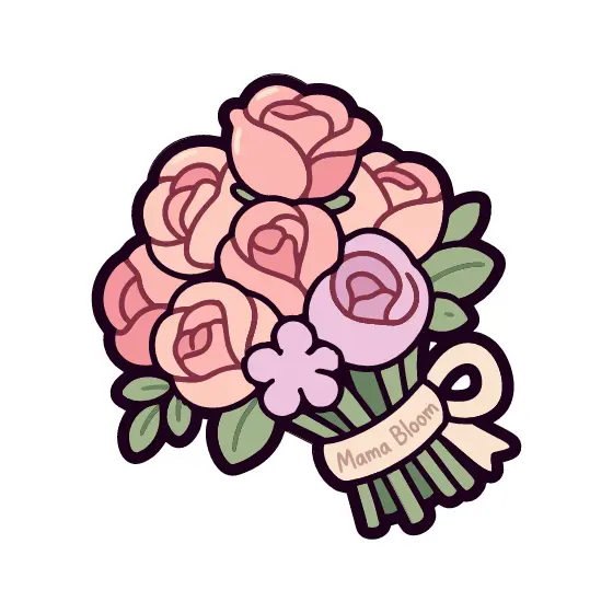 Full Rose Bouquet With Lilac Accent Ribbon