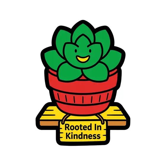 Smiling Succulent In Terracotta Pot