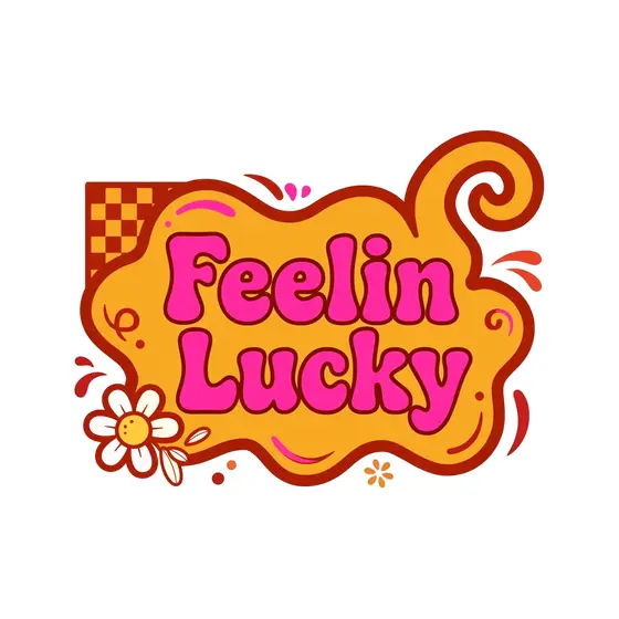 Hot Pink Feelin Lucky Wavy Bubble