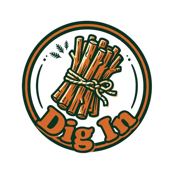 Kindling Bundle with Bottom Dig In Text