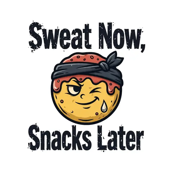 Smug Donut Sweatband Sweat Now Snacks Later