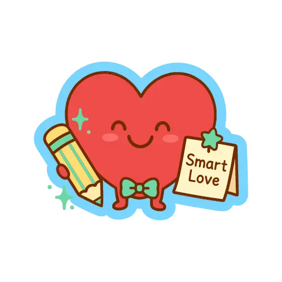 Red Heart With Bow Tie and Sparkles