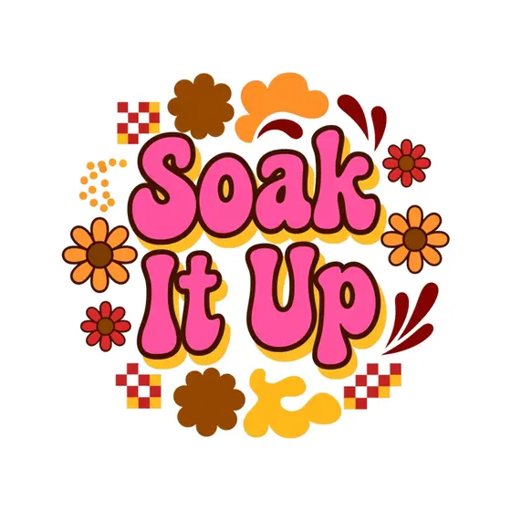 Pink Soak It Up Blob Accents