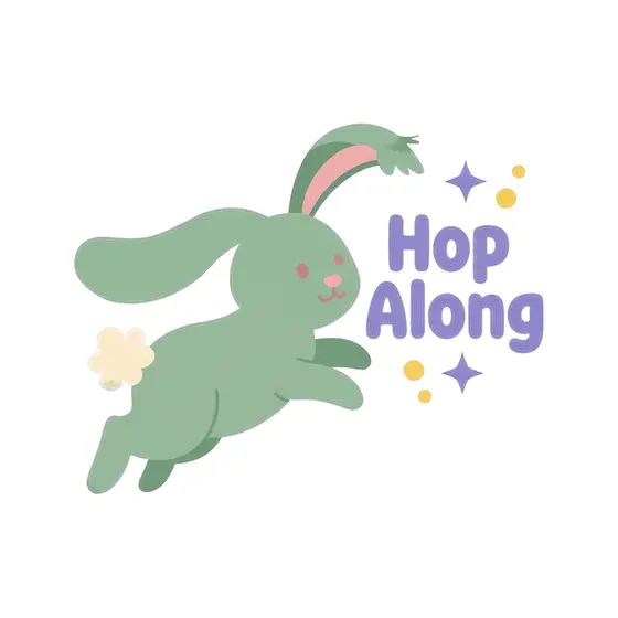 Sage Bunny Hopping With Flipped Ear
