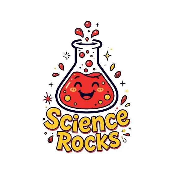 Red Flask With Splashing Liquid