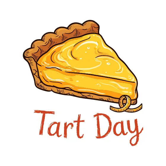 Lemon Tart Slice With Golden Crust