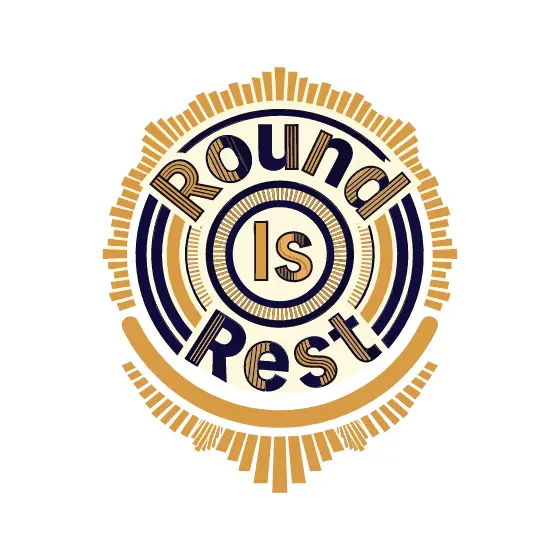 Round Is Rest Concentric Ring Target