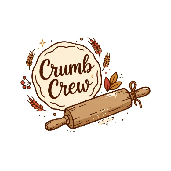 Crumb Crew Badge With Wooden Rolling Pin