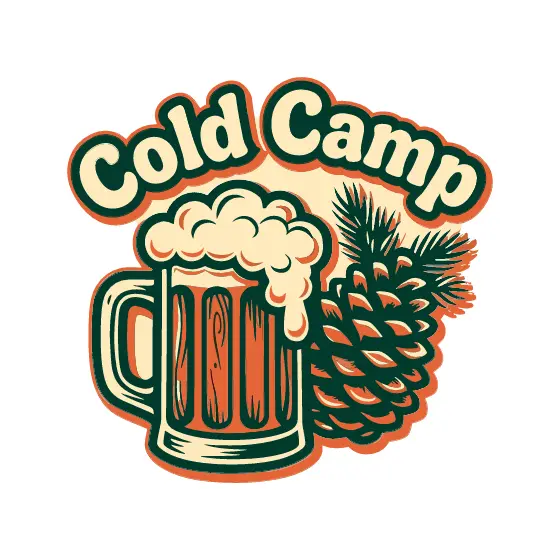 Cold Camp Beer Mug and Pine Cone