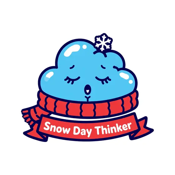 Sleepy Cloud in Red Scarf