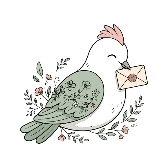 Dove With Sealed Envelope