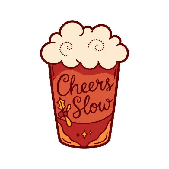 Red Cup Cheers Slow Sticker