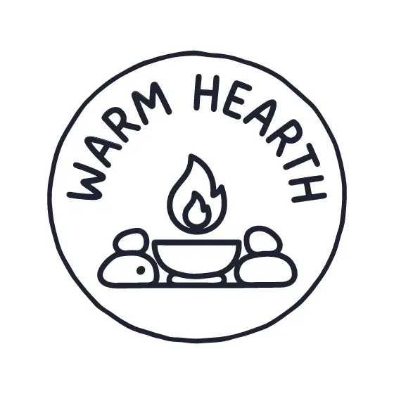 Warm Hearth Badge With Cast Iron Bowl