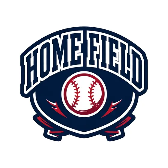 Home Field Baseball Badge
