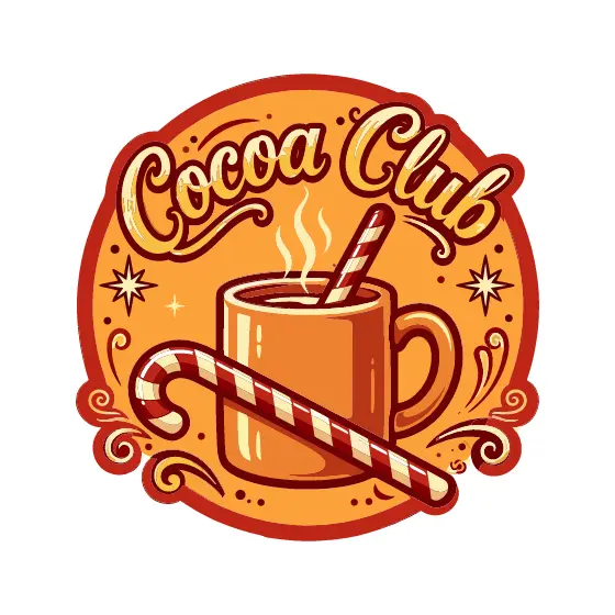 Candy Cane Spoon Cocoa Badge
