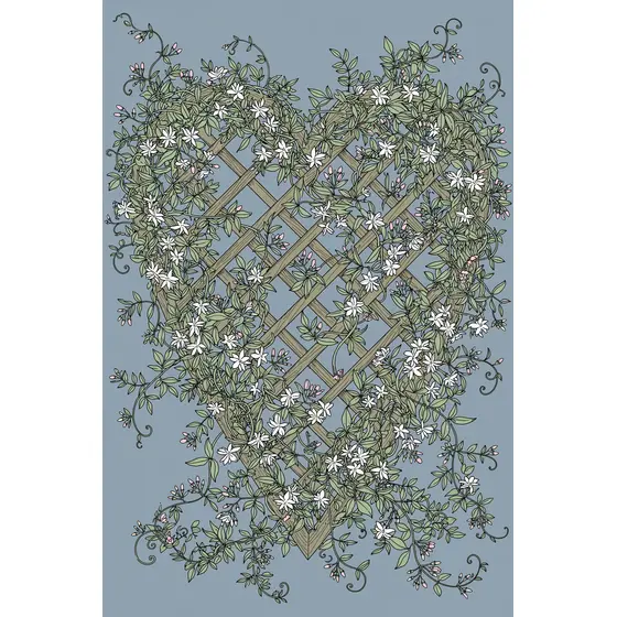 Heart Trellis With Jasmine Vines