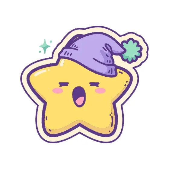 Yawning Star In Nightcap