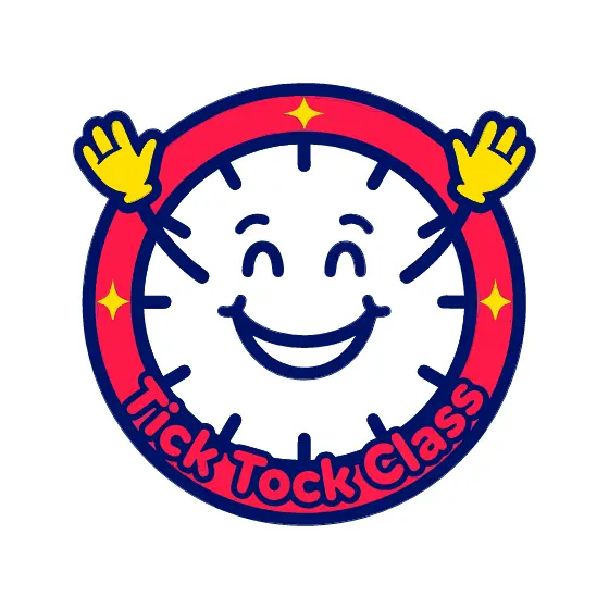 Smiling Clock With Waving Arms