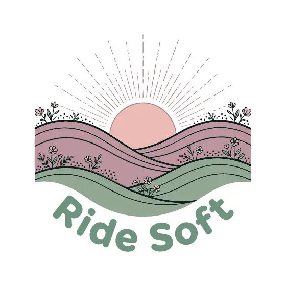 Mauve Hills Sunrise Badge With Lettering