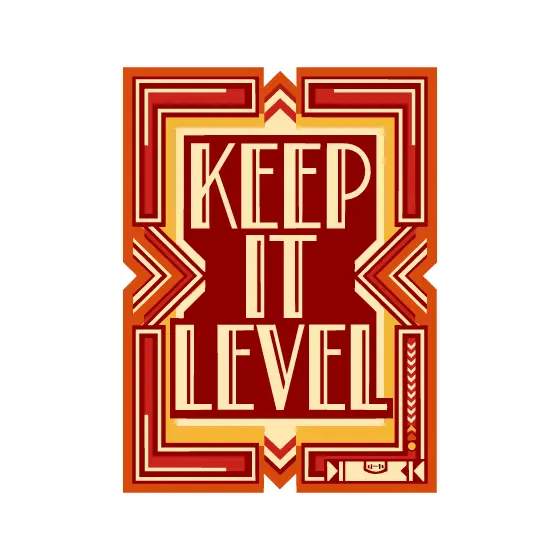 Keep It Level Stepped Art Deco Frame
