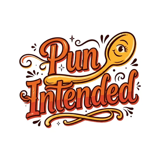 Orange Pun Intended With Winking Spoon