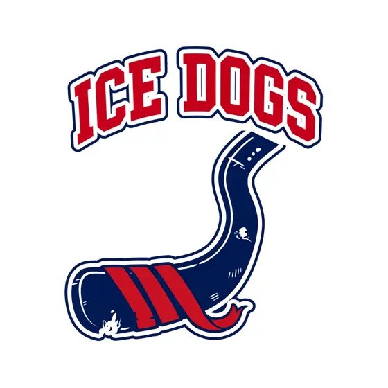 ICE DOGS Hockey Stick Varsity Print