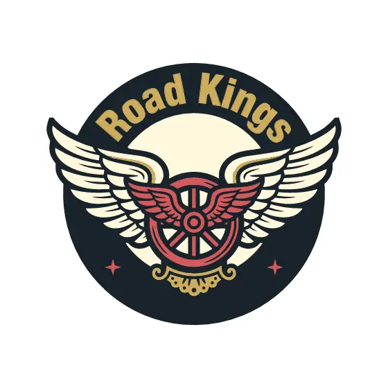 Road Kings Winged Wheel Biker Emblem
