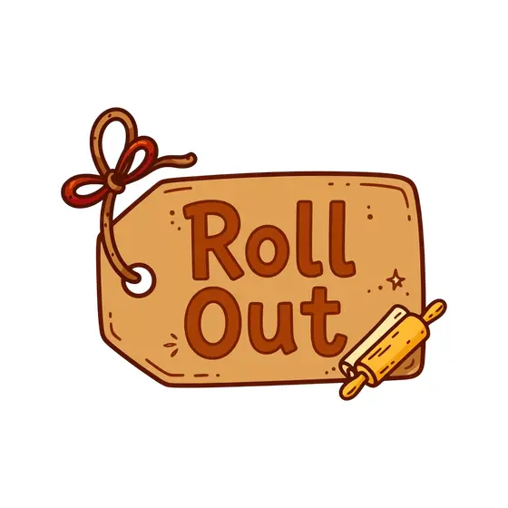 Roll Out Tag with Rolling Pin