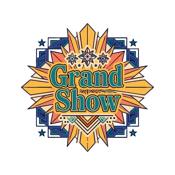 Art Deco Grand Show Radial Burst