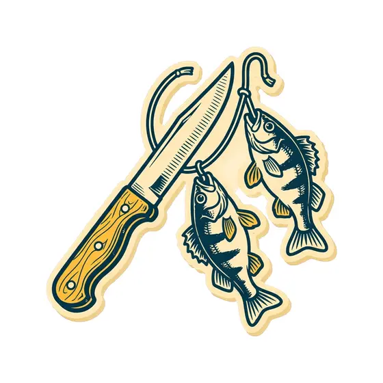 Angled Knife With Two Perch