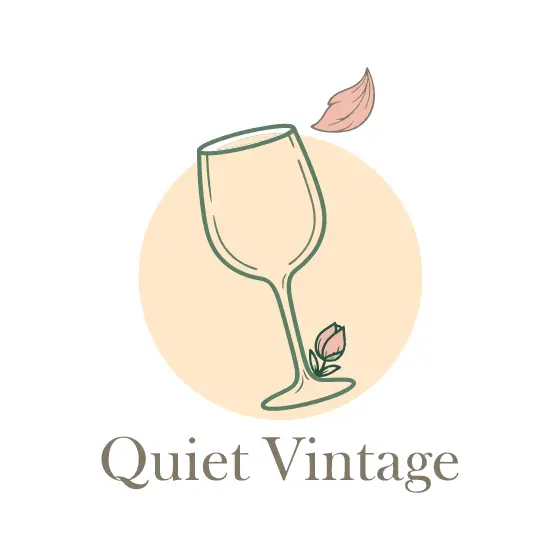 Wine Glass With Blush Petal Logo