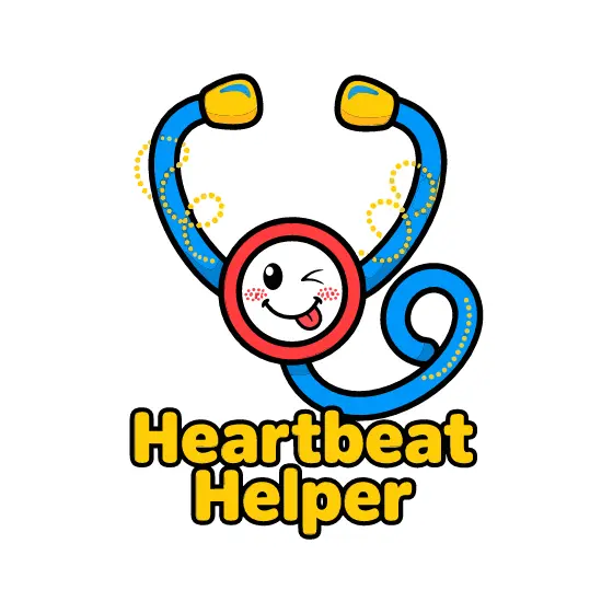 Blue Stethoscope Winking Face Heartbeat Helper