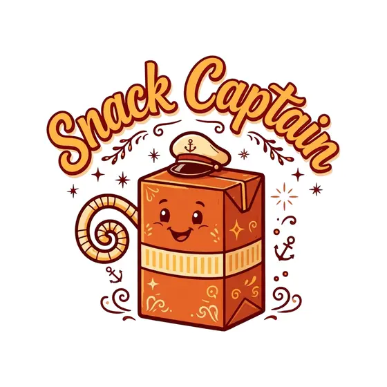 Orange Juice Box Captain Sticker