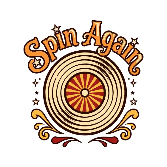 Spin Again Vinyl Record Lettering