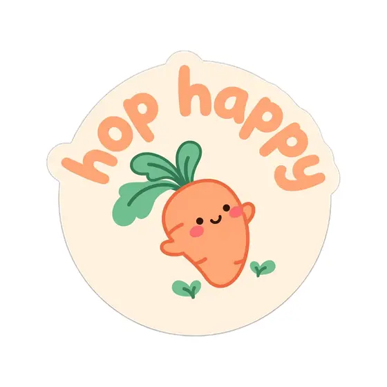 Hop Happy Peach Carrot With Sprouts