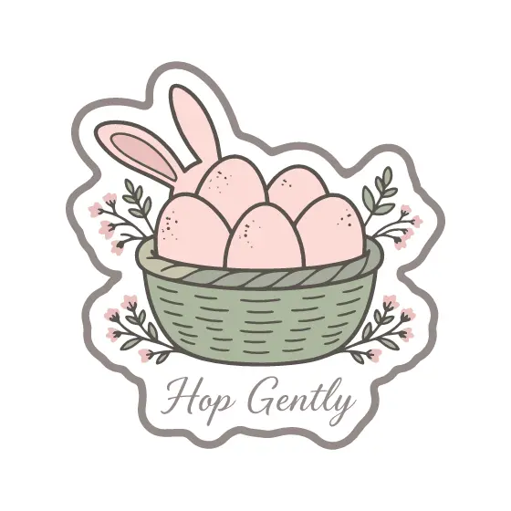 Bunny Ear Over Egg Basket