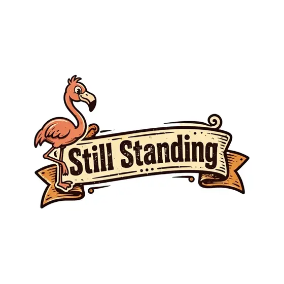 Still Standing Flamingo Pale Banner