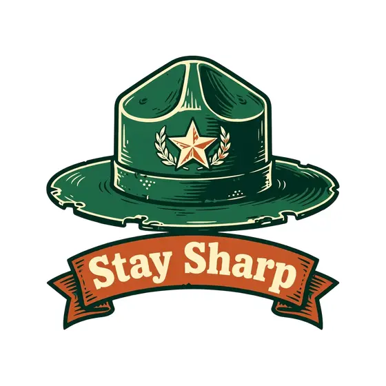 Ranger Hat With Laurel Wreath Star
