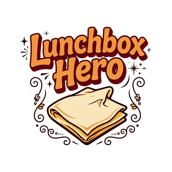 Orange Lunchbox Hero With Folded Napkin