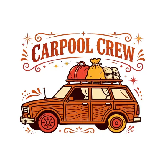 Autumn Wagon With Pumpkin Cargo