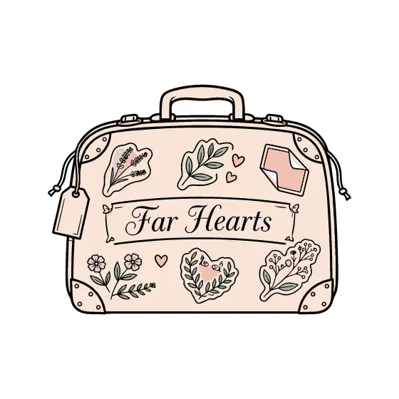 Cream Suitcase With Luggage Tag