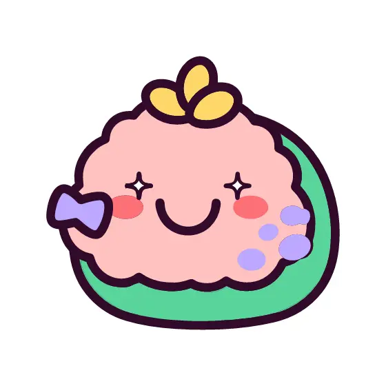 Kawaii Pink Dessert With Bow